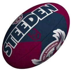 Steeden NRL Eagles Team Supporter Rugby League Balls - 11 Inch