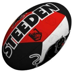 Steeden NRL Panthers Team Supporter Rugby League Balls - 11 Inch