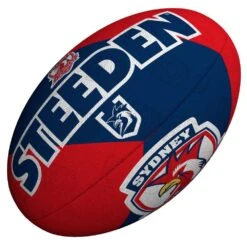 Steeden NRL Roosters Team Supporter Rugby League Balls - Size 5