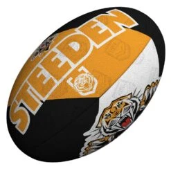 Steeden NRL Tigers Team Supporter Rugby League Balls - Size 5