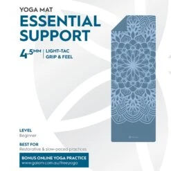 Gaiam Performance Essential Support 4.5mm Yoga Mat -Sports General Store 27 73337 Gaiam 20Performance 20Essential 20Support 204.5mm 20Yoga 20Mat 20 20pk web