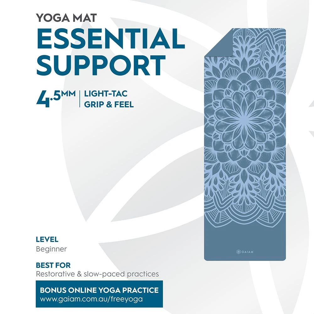 Gaiam Performance Essential Support 4.5mm Yoga Mat - Image 3