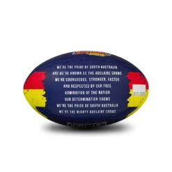 Sherrin AFL All Surface Synthetic Song Size #2 - Adelaide Crows -Sports General Store 4273 ADE AFL Team Song 2020 S4 2020 web
