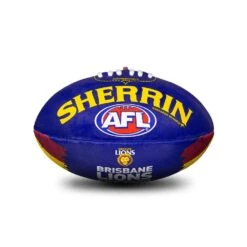Sherrin AFL All Surface Synthetic Song Size #2 - Brisbane Lions -Sports General Store 4273 BRI AFL Team Song 2020 S1 2020 web
