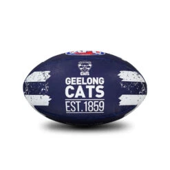 Sherrin AFL All Surface Synthetic Song Size #2 - Geelong Cats -Sports General Store 4273 GEE AFL Team Song 2020 S3 2020 web