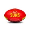 Sherrin AFL All Surface Synthetic Song Size #2 - Gold Coast Suns -Sports General Store 4273 GOL AFL Team Song 2020 S2 2020 web