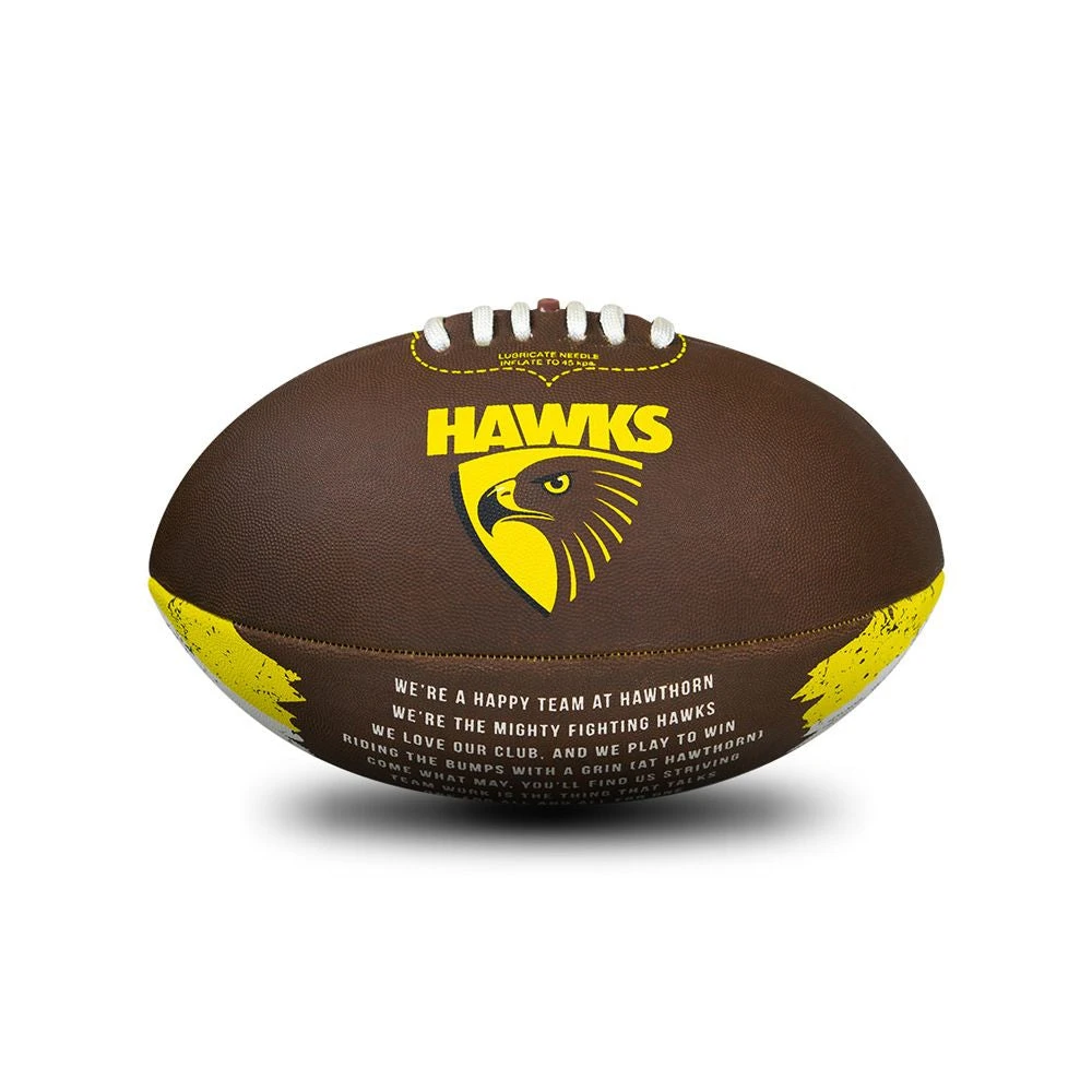 Sherrin AFL All Surface Synthetic Song Size #2 - Hawthorn Hawks 3 Sherrin AFL All Surface Synthetic Song Size #2 - Hawthorn Hawks