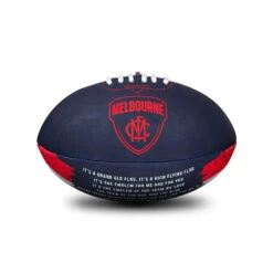 Sherrin AFL All Surface Synthetic Song Size #2 - Melbourne Demons