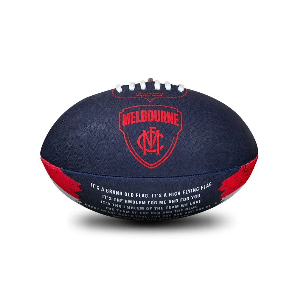 Sherrin AFL All Surface Synthetic Song Size #2 - Melbourne Demons 3 Sherrin AFL All Surface Synthetic Song Size #2 - Melbourne Demons