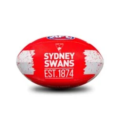 Sherrin AFL All Surface Synthetic Song Size #2 - Sydney Swans -Sports General Store 4273 SYD AFL Team Song 2020 S3 2020 web