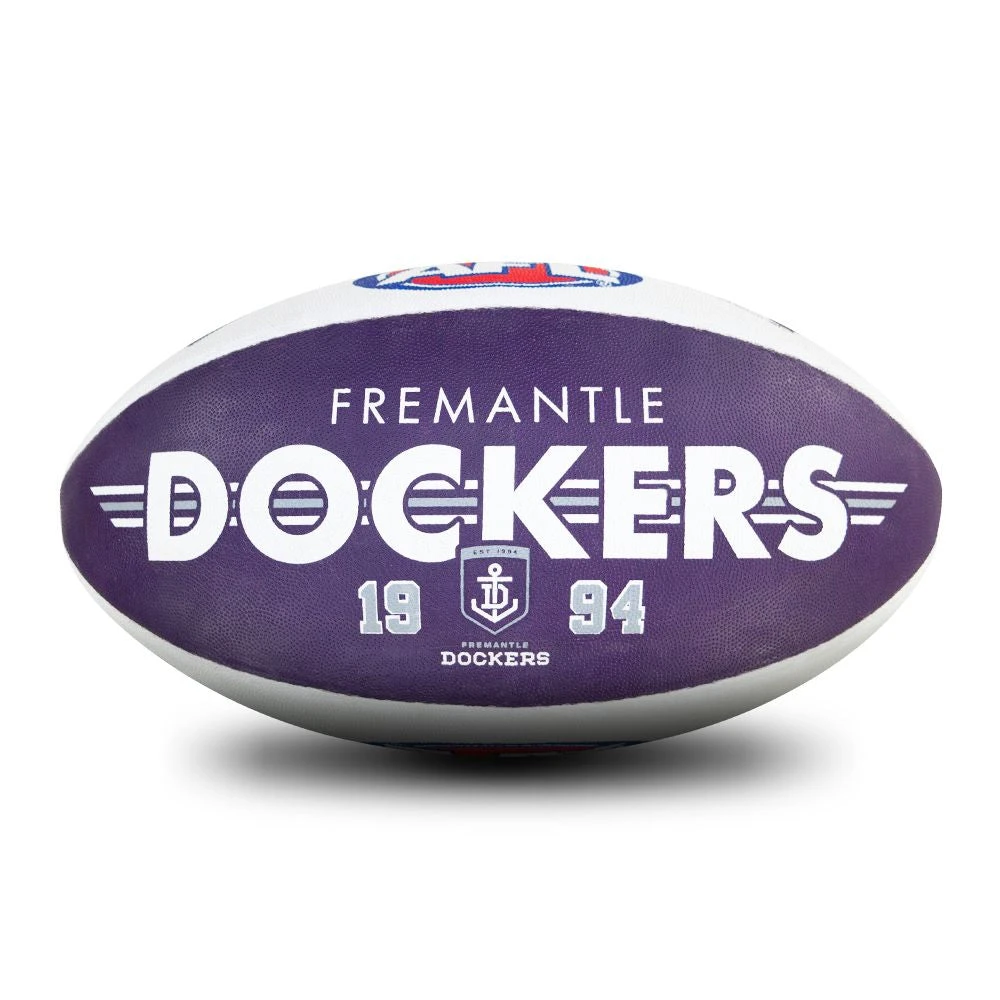 Sherrin All Surface Synthetic Size #5 - Fremantle Dockers - Image 3
