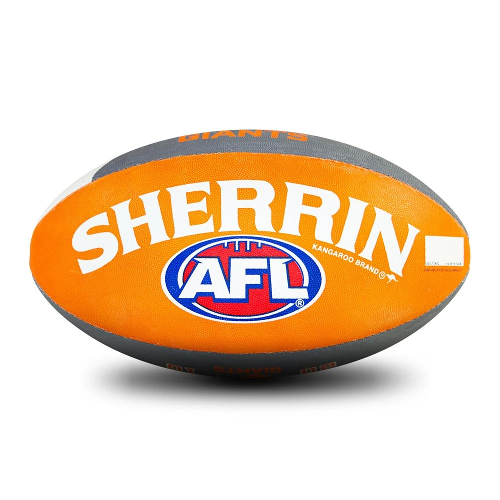 Sherrin All Surface Synthetic Size #5 - GWS Giants 4 Sherrin All Surface Synthetic Size #5 - GWS Giants - Image 2