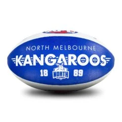 Sherrin All Surface Synthetic Size #5 - Nth Melbourne Kangaroos -Sports General Store 4310 KAN Sherrin 20All 20Surface 20Synthetic 20Size 20 235 20 1 web