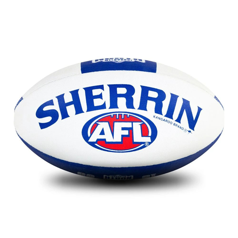 Sherrin All Surface Synthetic Size #5 - Nth Melbourne Kangaroos - Image 2
