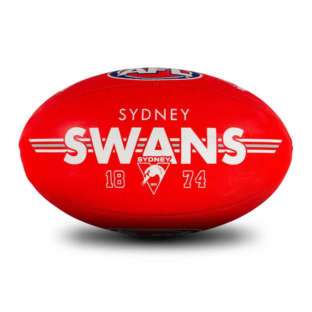 Sherrin All Surface Synthetic Size #5 - Sydney Swans 5 Sherrin All Surface Synthetic Size #5 - Sydney Swans - Image 3