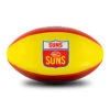Sherrin AFL Gold Coast Suns Leather Ball -Sports General Store 4441 GOL SherrinAFLClubLeatherBall 2 c65a81f0 d1c5 4e3b ba1a 17229566195e