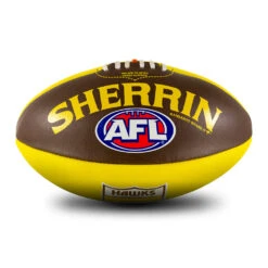 Sherrin AFL Hawthorn Hawks Leather Ball -Sports General Store 4441 HAW SherrinAFLClubLeatherBall 1 7579f8bf cc6b 4106 82ed 141b7edf0ee8