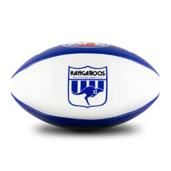 Sherrin AFL North Melbourne Kangaroos Leather Ball