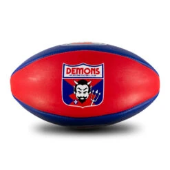 Sherrin AFL Melbourne Demons Leather Ball