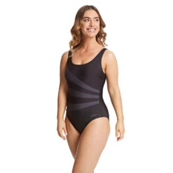 Zoggs Sandon Scoopback Women's One Piece -Sports General Store 462540BKSandonScoopback RGB 5 1