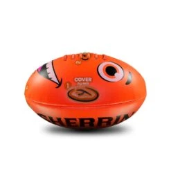 Sherrin Face Footys - Rocket -Sports General Store Face Footy Orange S1 web