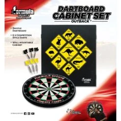 Formula Outback Dartboard Cabinet Set